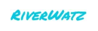 A blue and white logo of the word " waterway ".